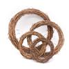 1pcs Christmas Decoration 12-25cm Christmas Party Wedding Wreaths Decoration Garland Material Rattan Wreath DIY Wreath Party