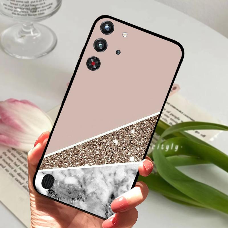 Fashion Luxury Case For Nubia Red Magic 10 Pro Soft Silicone TPU Phone Cover For ZTE Nubia REDMAGIC 10 Pro+ 10 Pro Plus Fundas