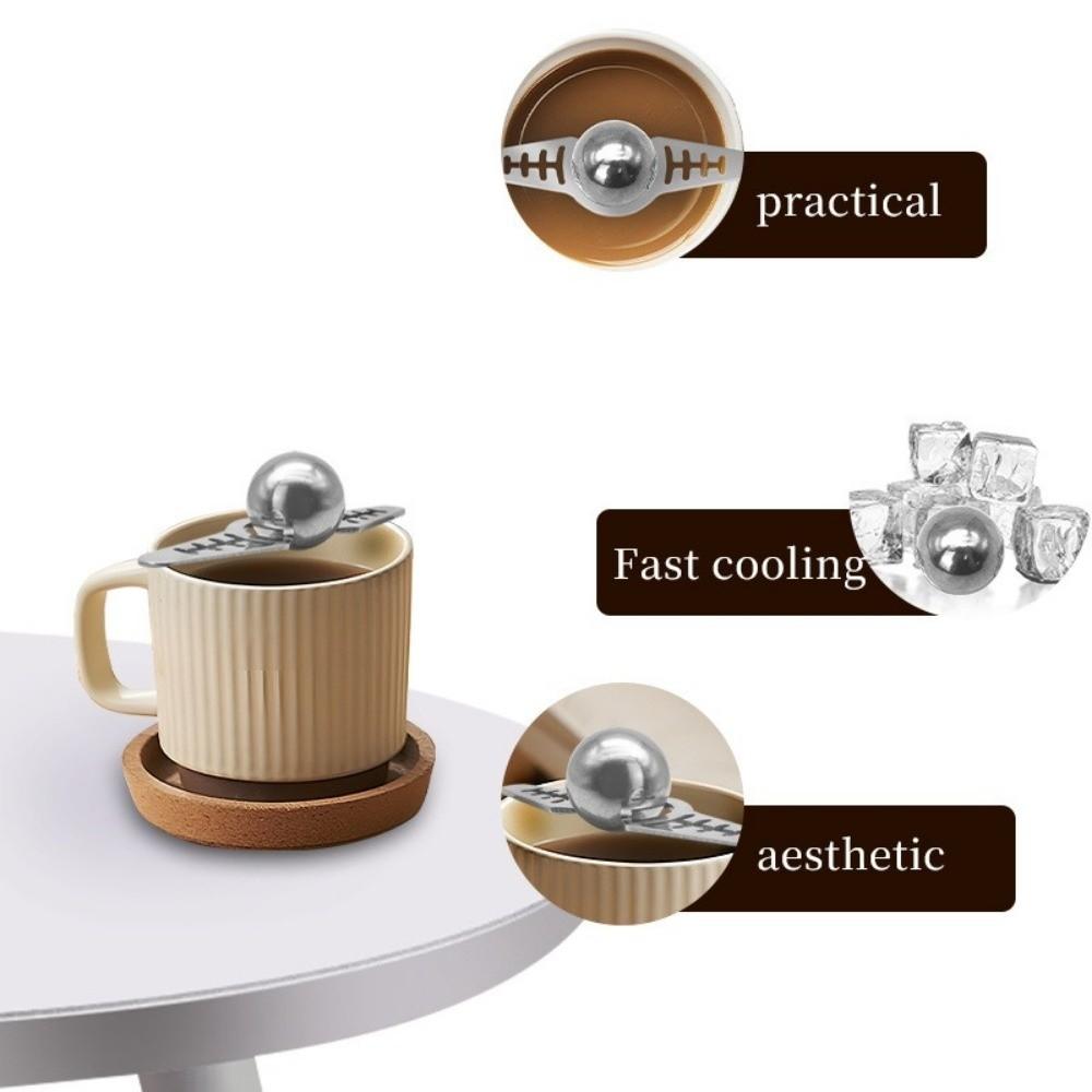 Reusable Coffee Ice Ball Rapid Cooling Portable Design Espresso Ball Belt Holder Safe Material With Holder Ice Ball Rack