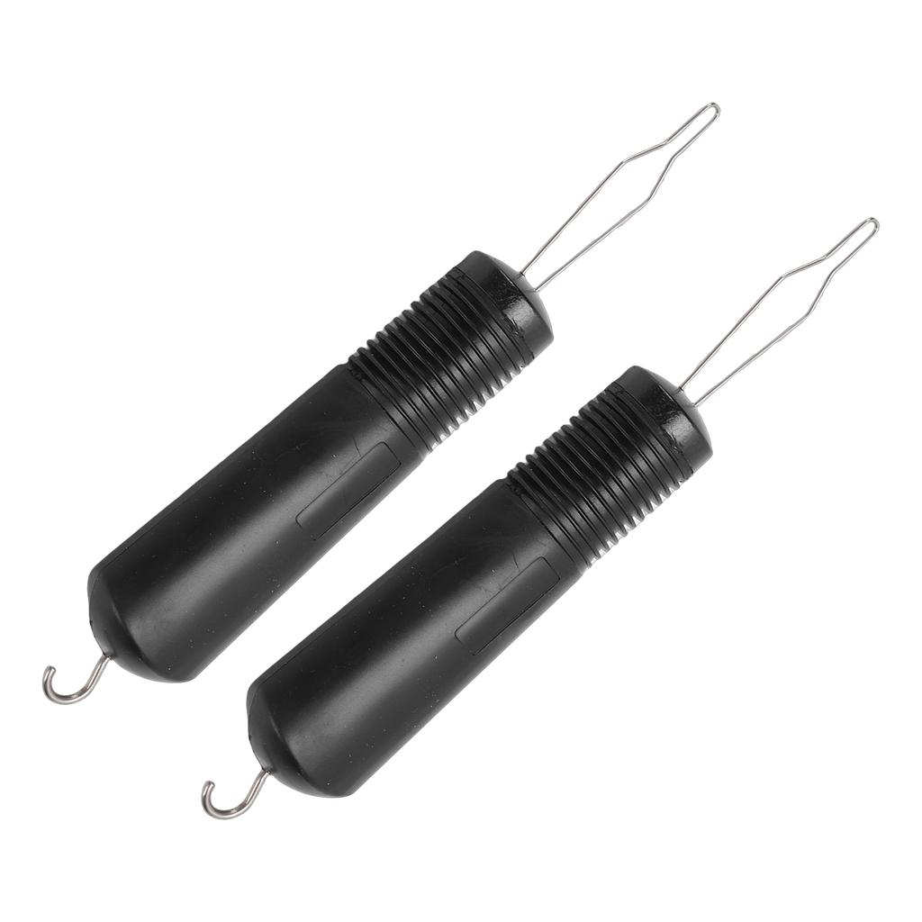 2 Pcs Button Hook and Pull Helper One Handed Dressing Button Assist Tool Comfortable Wide Grip for Shirt Coat Buttoning