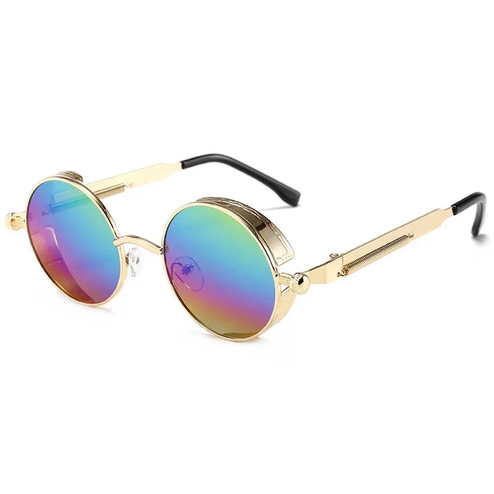 Clip On Sunglasses Men Steampunk Brand Design Women Fashion Glasses Vintage Retro Fashion Sunglasses  Uv400