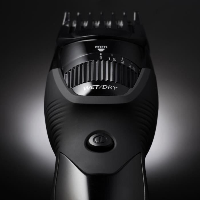 Panasonic ER-GB43-K503 Tondeuse à Barbe, 20 Réglages de Longueur (0,5-10 mm), Précision et Confort, Batterie Rechargeable