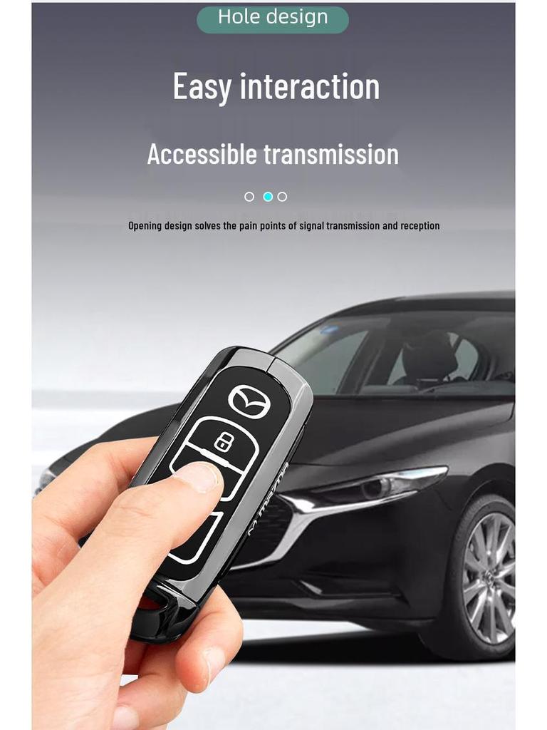 Compatible Key Cover for Mazda CX-5, CX-50, CX-4, CX-30, CX-8, and Atez 3 Angkesaila