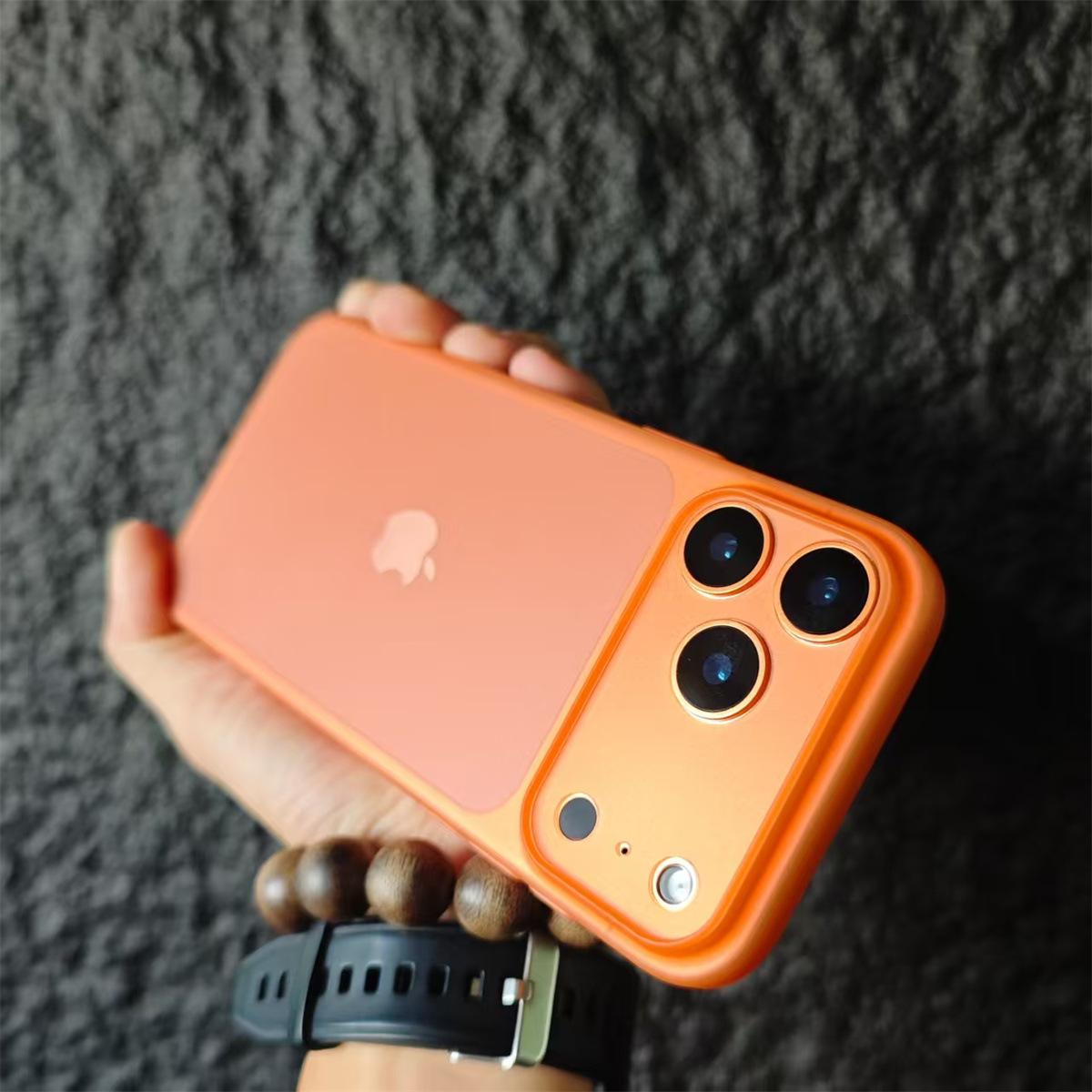 

Легкий PP Не жовтіє для чохла для телефону Apple 17 ProMax для IPhone 16 Матовий 14/15 Мінімалістичний For Apple 13 (button hollow)