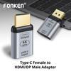USB-C To DP/HDMI-compatible Adapter 4K60Hz Audio Video Converter for Mac Mobile TV Monitor USB C Female To HDMI/DP Male Adapter 3