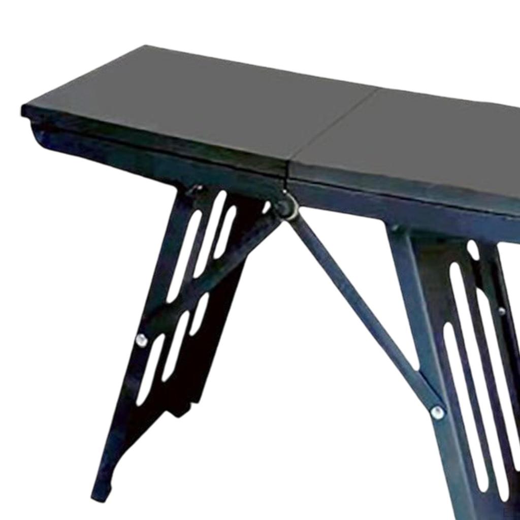 Camp Stool Camping Lightweight Footrest Carbon Steel Frame Small Foldable Chair Folding