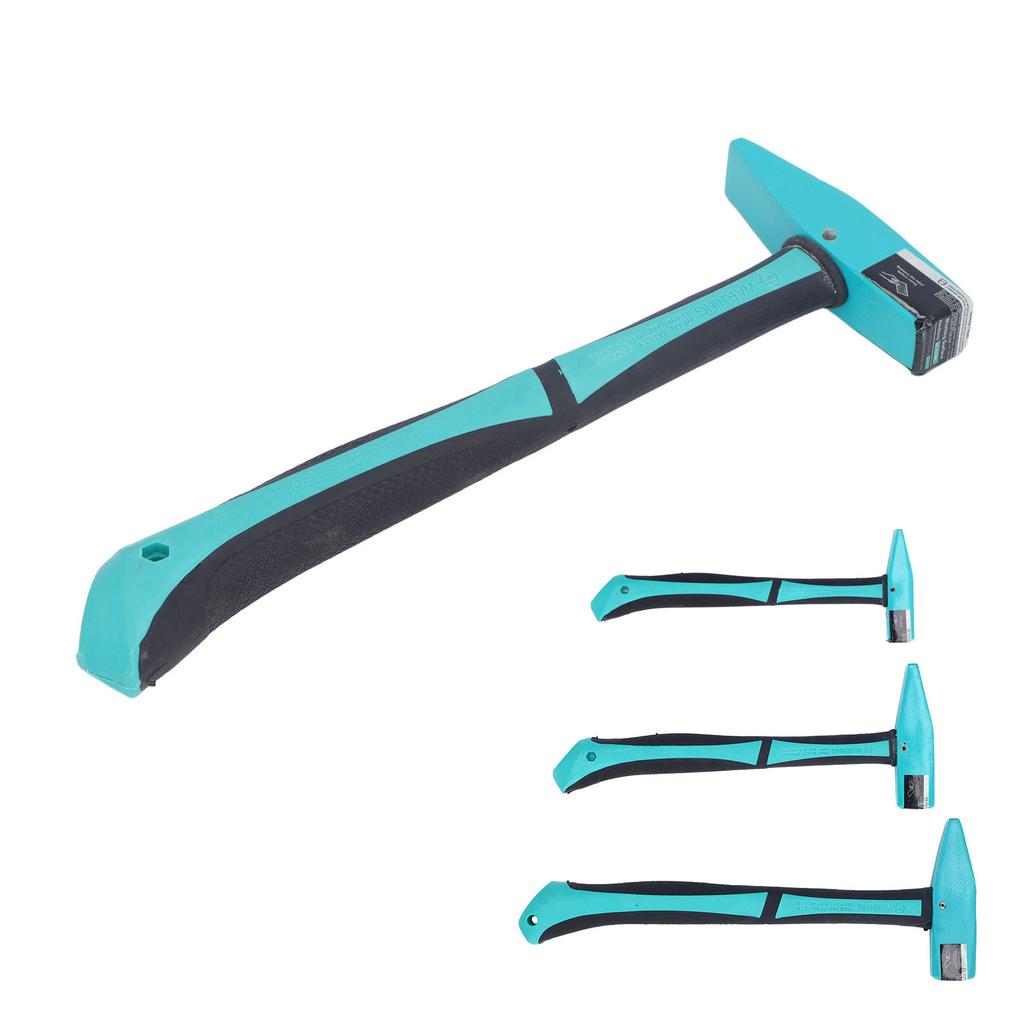 Machinist Hammer Carbon Steel TPR Handle Multi Functional Forging Hammer for Blacksmith Engineers Wo