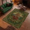 Dragon Rug for Goth Room, Dark Academia Magical Dragon Rug Home Decor, Gothic Rug for Witchy Room Fairycore Rug Sunroom Balcony