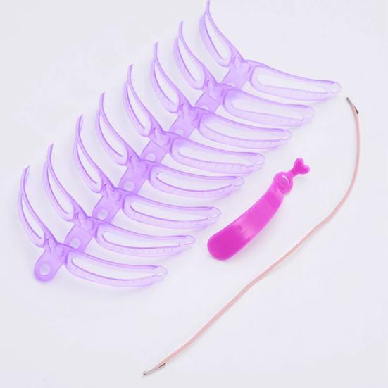 8Pcs Eyebrow Stencils Brow Rulers Professional Grooming Drawing Card Guides