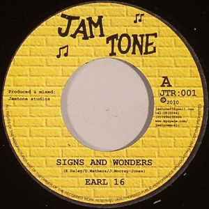 7inch Record EARL SIXTEEN - Signs And Wonders JTR001 Jamtone 2010 UK Reggae, Ska & Dub Used