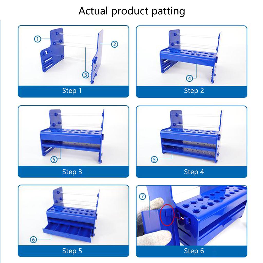 Plastic Storage Box Tweezer Screwdriver Business Card Storage Box for Mobile Phone Repair Desk Desktop Finishing Storage