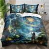 Fantasy Forest Wonderland 3D Printed Bedding Set Cozy Duvet Cover King Queen Twin Size Birthday Gift Boy Girl Kid Bedroom Decor