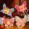 Butterfly Lantern DIY Traditional Handheld Chinese Year Spring Festival Mid-Autumn for Chinese New Festival Decoration