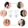 Rubber Earring Lifter Backs Replacements Plugs for DIY Droopy Heavy Stud Ears Jewelry Support Comfortable