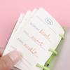 Daily Plan Diary Book Notebook Inner Core Loose-leaf Refill Paper Inner Pages Refillable 3-hole