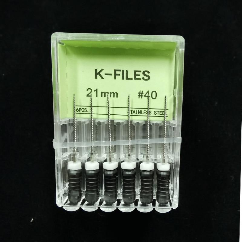 5 Schachtel/los Dental Werkzeuge Wurzelkanal Endo K Datei 21mm Edelstahl Endodontie Instrumente Zahnarzt Zahnmedizin Odontologia