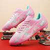 Mens Soccer Shoes High Quality Ultralight Comfort Society Sneaker Fast Speciality Grass Training TF/FG Anti Slip Football Boots