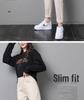 2025 Summer Beige High-Waist Slimming Loose Women's Jeans - Nine-Point Daddy Style