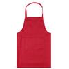 Pure Color Halter Sleeveless Pocket Housework Kitchen Cooking BBQ Work Apron