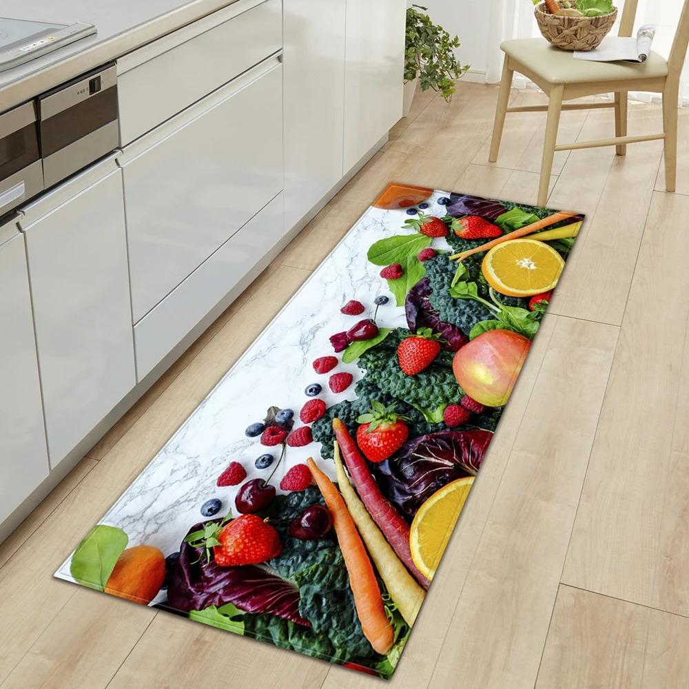 Fruit Pattern Home Kitchen Floor Mat Door Decoration Floor Mat