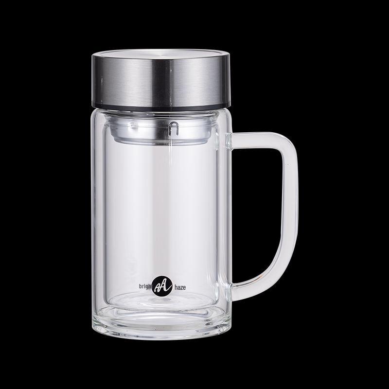 Mingxia Double-Layer Borosilicate Glass Mug 380ML