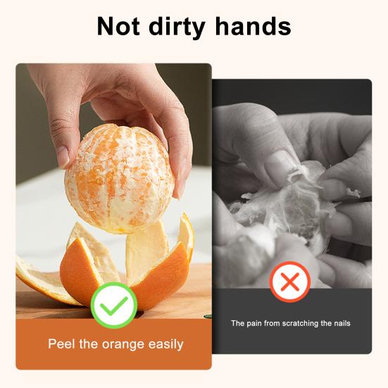 2Pcs Orange Peeler Grapefruit Lemon Cutter Versatile Fruit Vegetable Tools Kitchen Utensil for Fruit Peeling