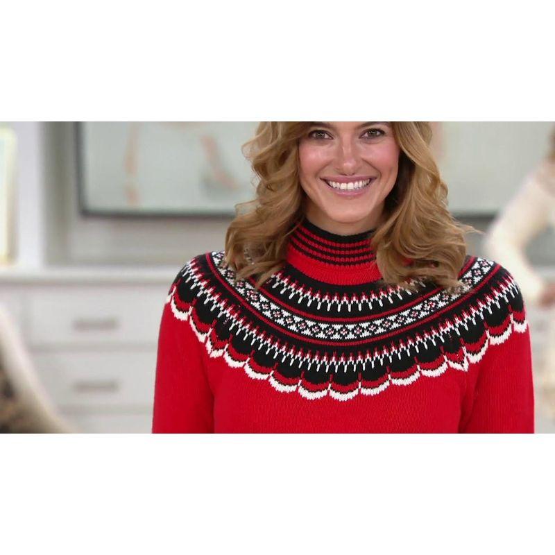 

House Fall and Winter New Arrival Export European and American plus Size Women s Clothes Mid-round Neck Long Sleeves Tassel Hem Sweater Knitwear Red 1X: Bust size 120