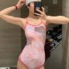 Womens One-Piece Swimsuit Swimming Pool Racing Tummy Control Plus Size Comfort Fit