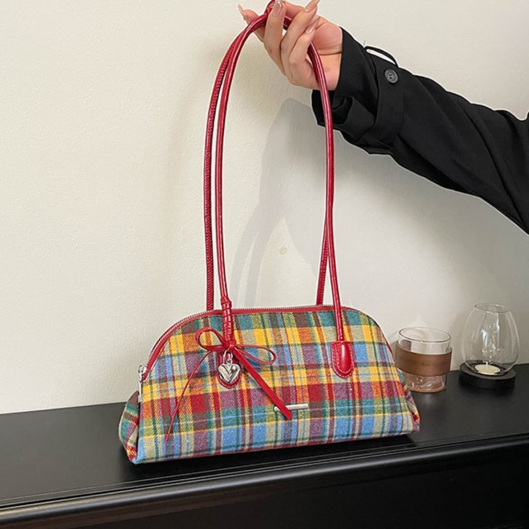 Новая модная женская сумка через плечо с декоративным бантом