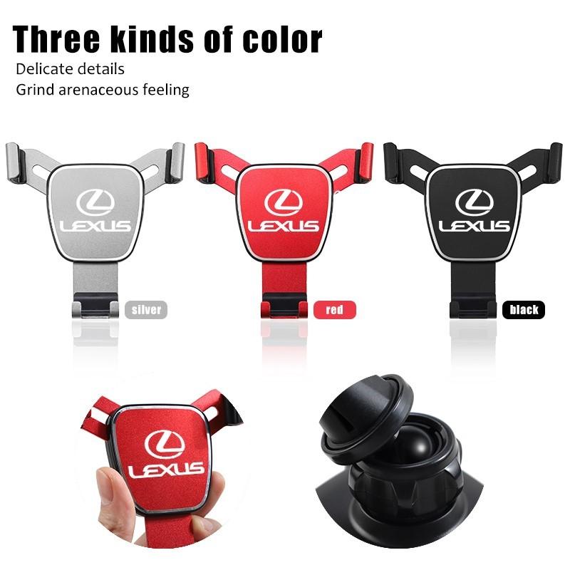 1Pcs Car Phone Holder Gravity Sensing Air Vent Stand Accessories For Lexus CT ES GS NX IS250 CT200h IS300h ES300h ERX400h NX300hJE2