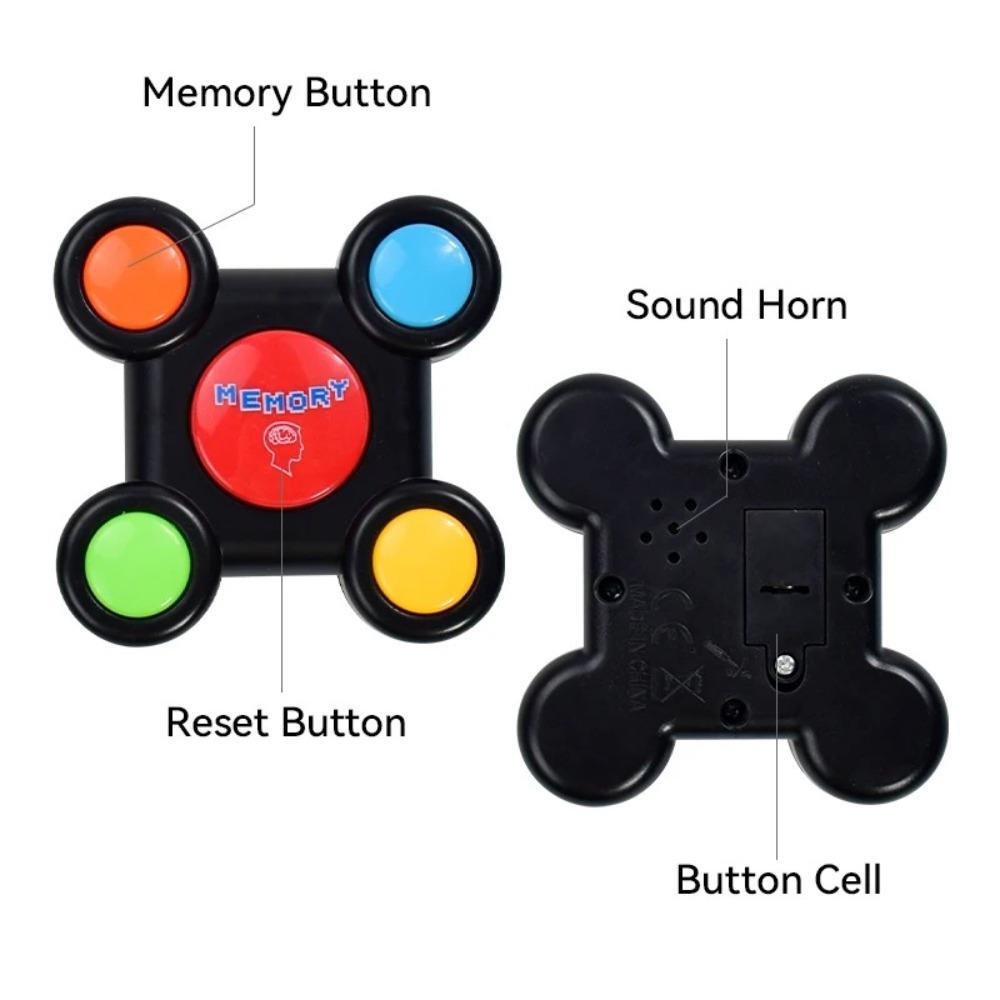 Sound Effect Memory Game Machine LED Light Interactive Toys Educational Play