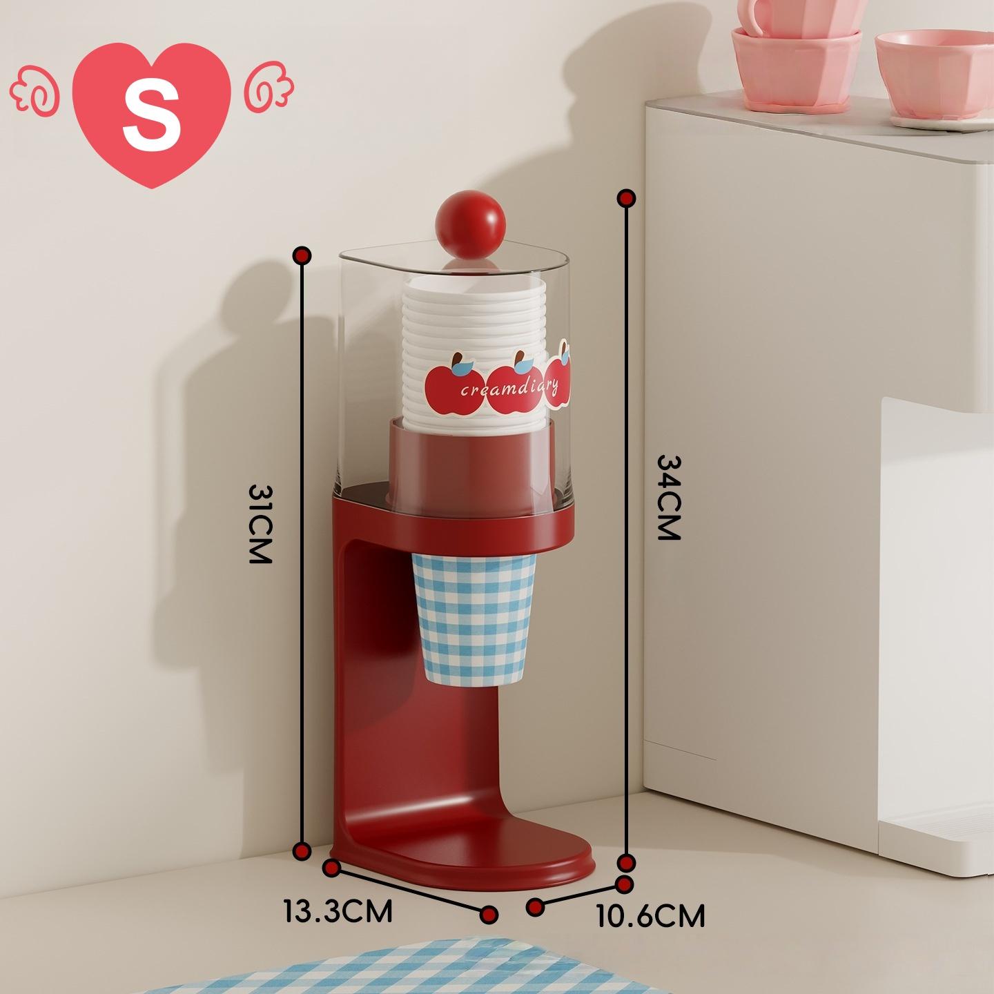 Disposable Cup Extractor. Water Dispenser Cup Storage Box. Suitable for Disposable Paper Cups and Bathroom Mouthwash Cups