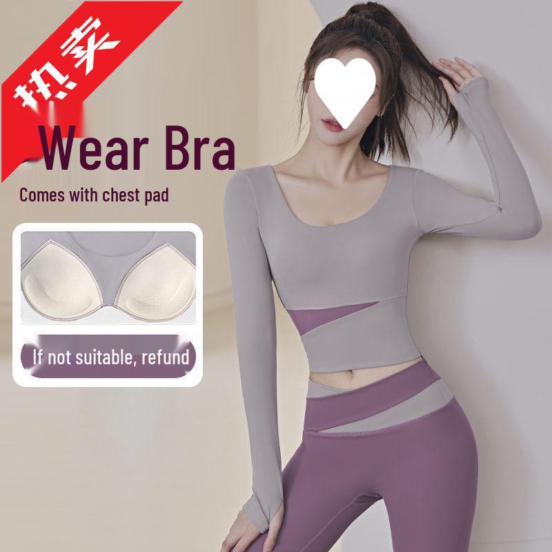 Completo da Yoga Donna Senza Cuciture – Asciugatura Rapida, Controllo Addominale, Pantaloni Lunghi per Corsa, Fitness Indoor e Danza