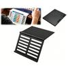 Mahjong Card Holder For Table Under Mat Slide-In Rack Angled Viewing Foldable Design
