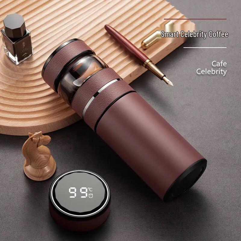 BEANBEANLOVE Smart Temperature Display Tea Infuser Thermos