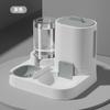 Automatic Pet Feeder Waterer Combo Cats Large Capacity Plastic Food Bowl Drinking Fountain Integrated