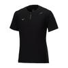 MIZUNO Mizuno Professional Training Jacket Unisex Baseball Wear Training Practice Short Sleeve Fabric 25SS 09 Black 2XO Size (12JECJ76)