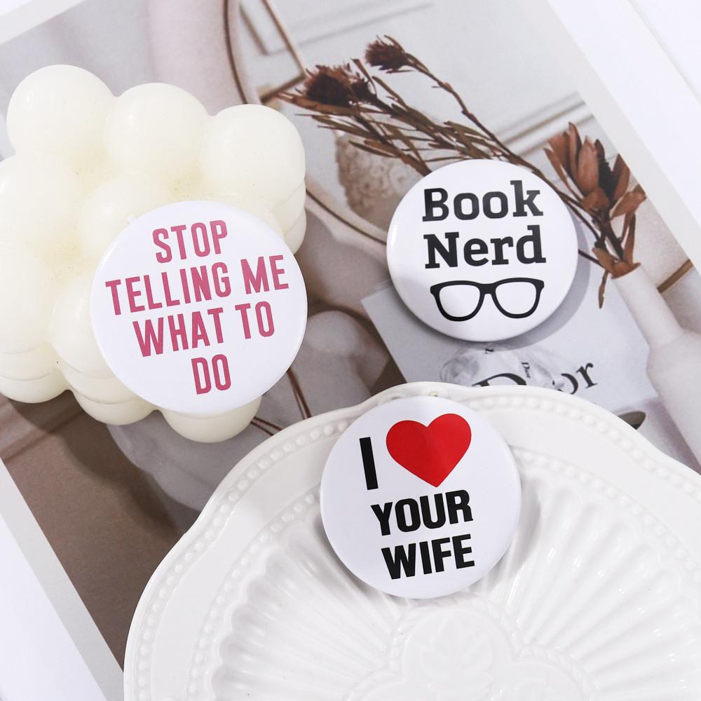 Unique And Eyecatching Cartoon Character Alloy Badge For Personalized Style And Decor