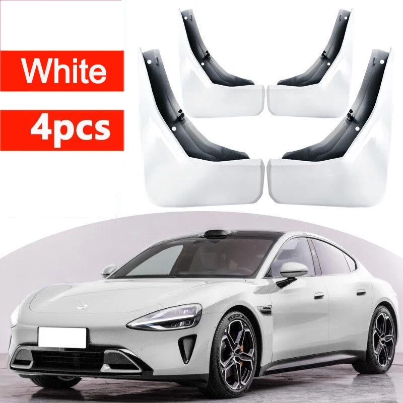 For Xiaomi SU7 MS11 2025 2025 2026 Baking Paint Fender Mudguard MudFlaps Splash Flap Mud Guard Flaps Anti-fouling Accessories белый