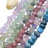 Raw Mineral Crystal Faceted Beads for DIY Jewelry Making