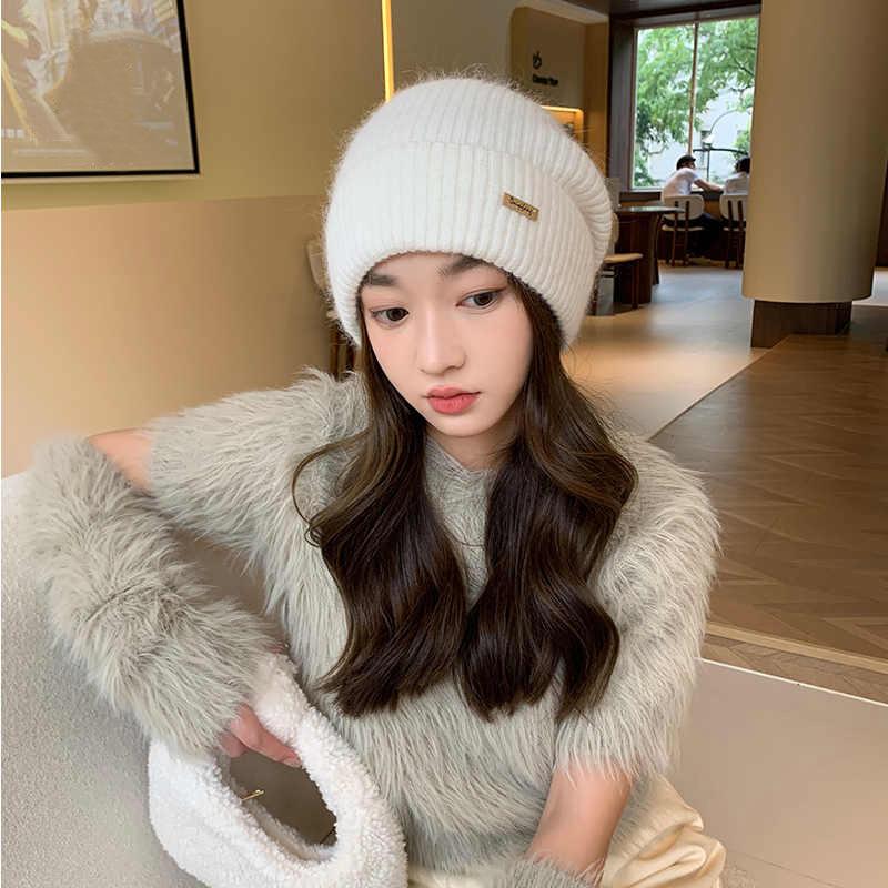 Retro Thickened Wool Hat Women's Autumn and Winter Outdoor Leisure Cold Warm Hat Fashion Hat Beret Hat for Women New Autumn and Winter