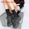 Girl Over Knee Socks With Thickened Acrylic Material For Winter Warmth And Casual Style