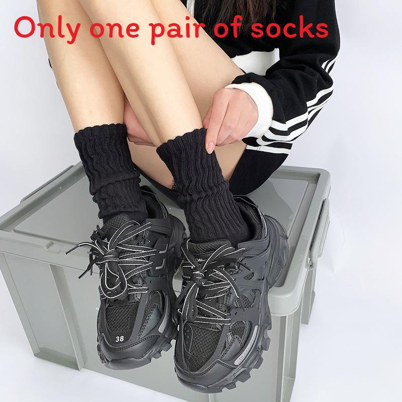 Girl Over Knee Socks With Thickened Acrylic Material For Winter Warmth And Casual Style