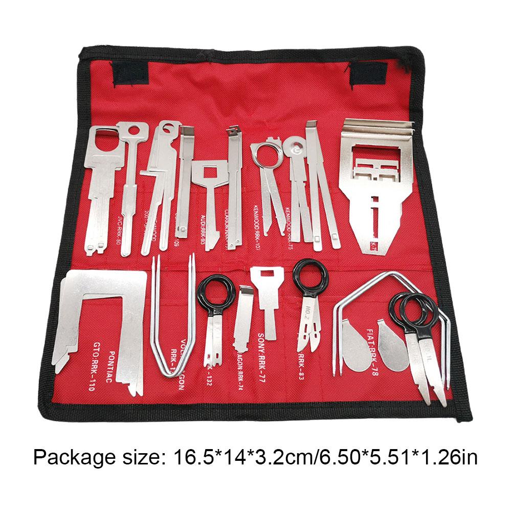 Car Audio Release Key Extractor Car Speaker Disassembly Tool Set Metal Auto Radio Repair Removal Tool Carplay Repair Accessories