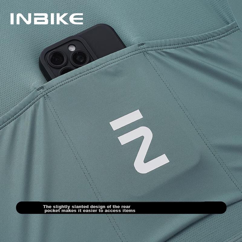 Summer Cycling Jersey Short-Sleeve Breathable Quick-Dry Men's Top for Road And Mountain Bikes, Light Green, XL