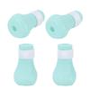 4Pcs Pet Bathing Foot Cover Silicone AntiScratch Cat Paw Protector Pet Supplies for Bathing(Green )