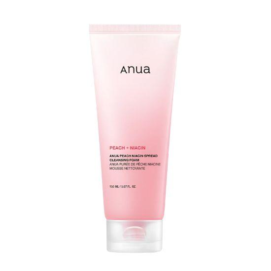 Anua Peach Niacinamide Spread Cleansing Foam Brightening Facial Cleanser Korean Skincare 150ml