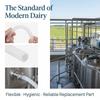 2 Pcs Stable Milking Machine Short Tube Soft Milker Short Tube  Milking Machine
