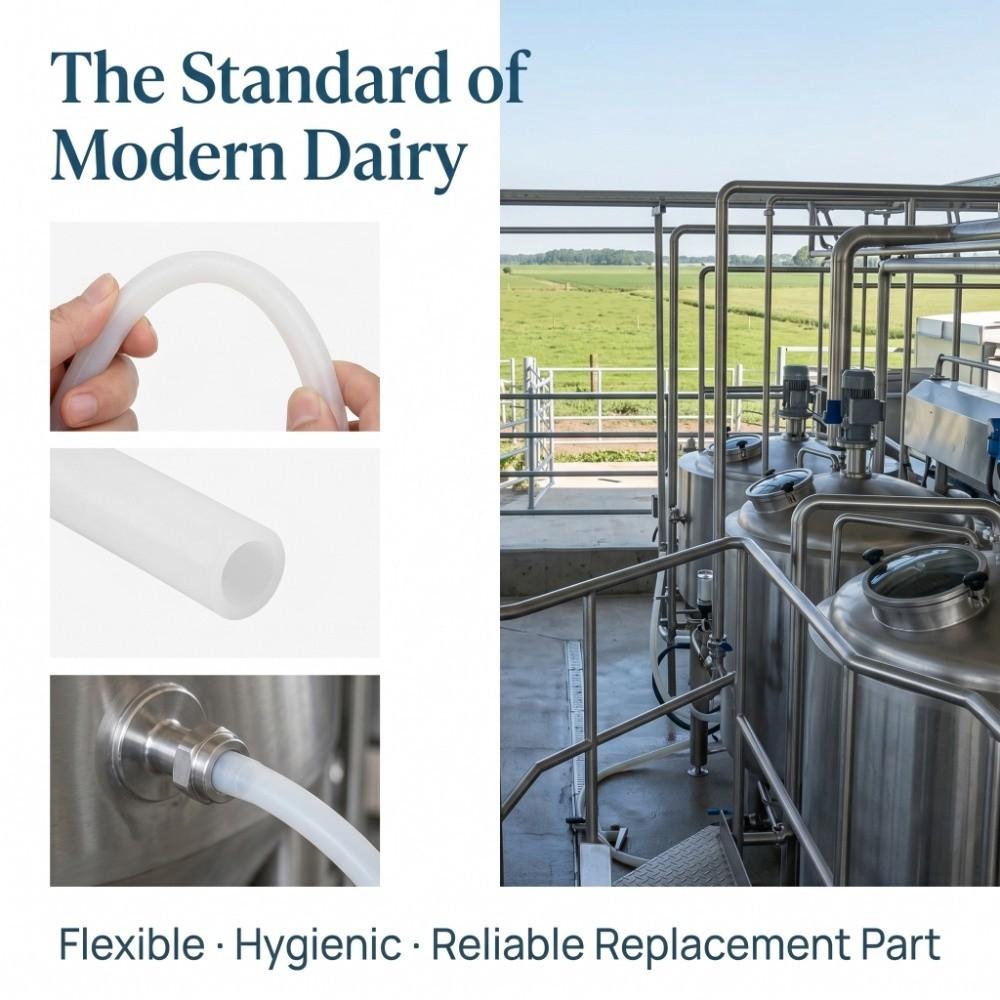 2 Pcs Stable Milking Machine Short Tube Soft Milker Short Tube Milking Machine