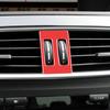 For Mercedes Benz W204 C Class 2007 2008 2009 2010 2011 2012 2013 2014 Carbon Fiber Car Center Console Air Outlet Frame Sticker